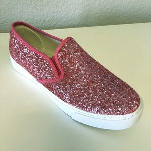 Glittered Slip on Sneakers